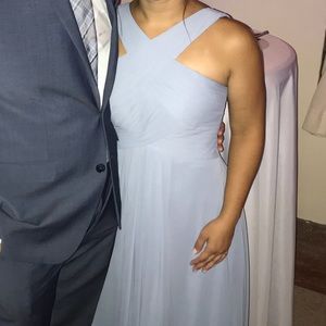Bridesmaid Dress, Floor length, Dusty Blue